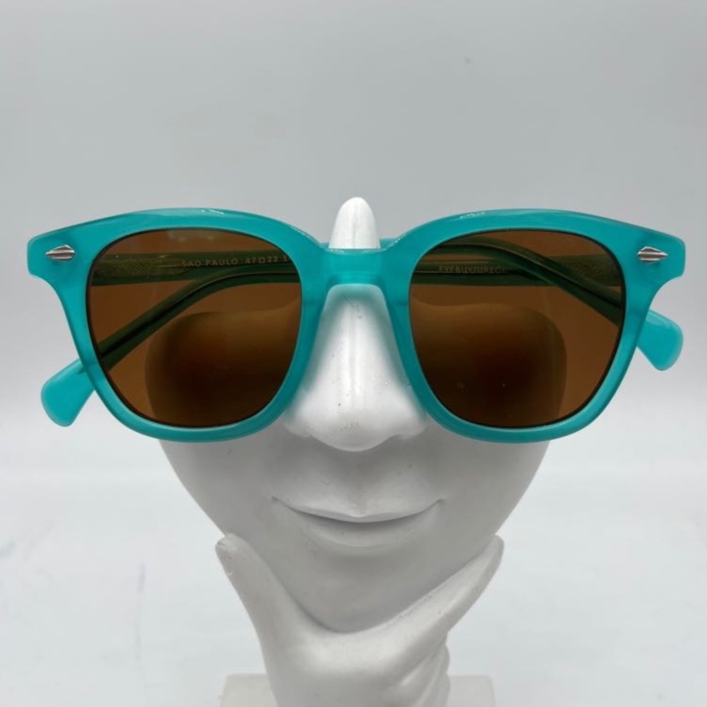 Eyebuydirect Blue Oval Sunglasses Frames Sao Paulo